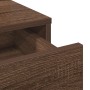 Mesa de Tocador con Luces LED Madera de Fresno 50x41x140 cm de , Tocadores para dormitorios - Ref: Foro24-865160, Precio: 97,...