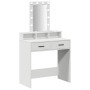 Tocador LED Blanco 79x41x140 cm de , Tocadores para dormitorios - Ref: Foro24-865163, Precio: 121,10 €, Descuento: %
