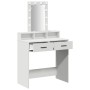 Tocador LED Blanco 79x41x140 cm de , Tocadores para dormitorios - Ref: Foro24-865163, Precio: 121,10 €, Descuento: %