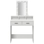Tocador LED Blanco 79x41x140 cm de , Tocadores para dormitorios - Ref: Foro24-865163, Precio: 121,10 €, Descuento: %