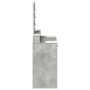 Tocador con Luces LED en Gris Concreto 79x41x140 cm de , Tocadores para dormitorios - Ref: Foro24-865166, Precio: 116,33 €, D...