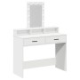 Mesa de Tocador Blanca MDF 100 x 41 x 140 cm Mesa de Tocador de , Tocadores para dormitorios - Ref: Foro24-865172, Precio: 12...