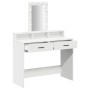 Mesa de Tocador Blanca MDF 100 x 41 x 140 cm Mesa de Tocador de , Tocadores para dormitorios - Ref: Foro24-865172, Precio: 12...