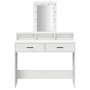 Mesa de Tocador Blanca MDF 100 x 41 x 140 cm Mesa de Tocador de , Tocadores para dormitorios - Ref: Foro24-865172, Precio: 12...