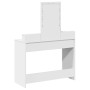 Mesa de Tocador Blanca MDF 100 x 41 x 140 cm Mesa de Tocador de , Tocadores para dormitorios - Ref: Foro24-865172, Precio: 12...