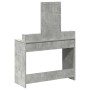 Mesa de Tocador con luces LED Gris concreto 100x41x140 cm de , Tocadores para dormitorios - Ref: Foro24-865175, Precio: 121,2...