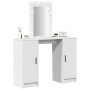 Tocador con Luces LED Blanco 102x33x135 cm de , Tocadores para dormitorios - Ref: Foro24-865181, Precio: 130,09 €, Descuento: %