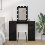 Mesa de Tocador con Luces LED Roble Negro 102x33x135 cm de , Tocadores para dormitorios - Ref: Foro24-865182, Precio: 133,90 ...