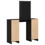 Mesa de Tocador con Luces LED Roble Negro 102x33x135 cm de , Tocadores para dormitorios - Ref: Foro24-865182, Precio: 133,90 ...