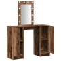 Mesa de Maquillaje con Luces LED Madera Vieja 102x33x135 cm de , Tocadores para dormitorios - Ref: Foro24-865188, Precio: 126...