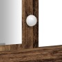 Mesa de Maquillaje con Luces LED Madera Vieja 102x33x135 cm de , Tocadores para dormitorios - Ref: Foro24-865188, Precio: 126...