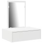 mesa de tocador colgante  blanca 60x40x70 cm de , Tocadores para dormitorios - Ref: Foro24-865190, Precio: 67,57 €, Descuento: %