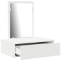 mesa de tocador colgante  blanca 60x40x70 cm de , Tocadores para dormitorios - Ref: Foro24-865190, Precio: 67,57 €, Descuento: %