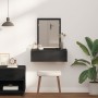 Mesa de tocador colgante roble negro 60x40x70 cm de , Tocadores para dormitorios - Ref: Foro24-865191, Precio: 68,59 €, Descu...