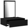 Mesa de tocador colgante roble negro 60x40x70 cm de , Tocadores para dormitorios - Ref: Foro24-865191, Precio: 68,59 €, Descu...
