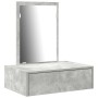 Mesa de tocador colgante gris concreto 60x40x70 cm de , Tocadores para dormitorios - Ref: Foro24-865193, Precio: 65,04 €, Des...