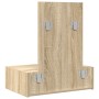 Mesa de tocador colgante de roble Sonoma 60x40x70 cm de , Tocadores para dormitorios - Ref: Foro24-865192, Precio: 66,07 €, D...
