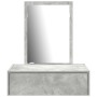 Mesa de tocador colgante gris concreto 60x40x70 cm de , Tocadores para dormitorios - Ref: Foro24-865193, Precio: 65,04 €, Des...
