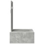 Mesa de tocador colgante gris concreto 60x40x70 cm de , Tocadores para dormitorios - Ref: Foro24-865193, Precio: 65,04 €, Des...