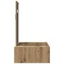 Tocador colgante de roble artesanal 60x40x70 cm de , Tocadores para dormitorios - Ref: Foro24-865198, Precio: 65,95 €, Descue...