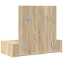 Mesa de tocador colgante Rojo Sonoma 83x40x70 cm de , Tocadores para dormitorios - Ref: Foro24-865201, Precio: 83,10 €, Descu...