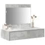 Mesa de Tocador Colgante Gris Concreto 83x40x70 cm de , Tocadores para dormitorios - Ref: Foro24-865202, Precio: 86,37 €, Des...