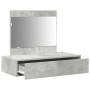 Mesa de Tocador Colgante Gris Concreto 83x40x70 cm de , Tocadores para dormitorios - Ref: Foro24-865202, Precio: 86,37 €, Des...