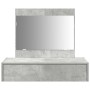 Mesa de Tocador Colgante Gris Concreto 83x40x70 cm de , Tocadores para dormitorios - Ref: Foro24-865202, Precio: 86,37 €, Des...