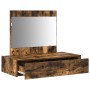 Mesa de tocador colgante Roble ahumado 83x40x70 cm de , Tocadores para dormitorios - Ref: Foro24-865203, Precio: 86,37 €, Des...