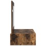 Mesa de tocador colgante Roble ahumado 83x40x70 cm de , Tocadores para dormitorios - Ref: Foro24-865203, Precio: 86,37 €, Des...