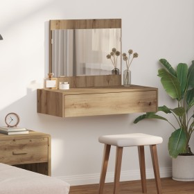 Mesa de Tocador Colgante Roble Artesanal 83x40x70 cm by , Bedroom Dressers - Ref: Foro24-865207, Price: 83,21 €, Discount: %