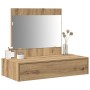 Mesa de Tocador Colgante Roble Artesanal 83x40x70 cm de , Tocadores para dormitorios - Ref: Foro24-865207, Precio: 86,37 €, D...