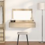 Mesa de Tocador Montada en la Pared Roble Sonoma 100x40x70 cm de , Tocadores para dormitorios - Ref: Foro24-865210, Precio: 9...