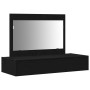 Mesa de Tocador Montada en la Pared en Roble Negro, 100x40x70 cm de , Tocadores para dormitorios - Ref: Foro24-865209, Precio...