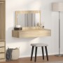Mesa de Tocador Montada en la Pared Roble Sonoma 100x40x70 cm de , Tocadores para dormitorios - Ref: Foro24-865210, Precio: 9...