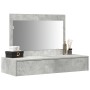 Mesa de Tocador Colgante Gris Concreto 100x40x70 cm de , Tocadores para dormitorios - Ref: Foro24-865211, Precio: 99,16 €, De...