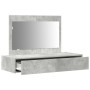Mesa de Tocador Colgante Gris Concreto 100x40x70 cm de , Tocadores para dormitorios - Ref: Foro24-865211, Precio: 99,16 €, De...