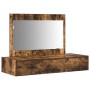 Mesa de tocador colgante Roble Ahumado 100x40x70 cm de , Tocadores para dormitorios - Ref: Foro24-865212, Precio: 99,16 €, De...