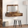 Mesa de tocador colgante Roble Ahumado 100x40x70 cm de , Tocadores para dormitorios - Ref: Foro24-865212, Precio: 99,16 €, De...