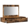 Mesa de tocador colgante Roble Ahumado 100x40x70 cm de , Tocadores para dormitorios - Ref: Foro24-865212, Precio: 99,16 €, De...