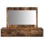 Mesa de tocador colgante Roble Ahumado 100x40x70 cm de , Tocadores para dormitorios - Ref: Foro24-865212, Precio: 99,16 €, De...