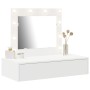 Mesa de Tocador Colgante con Luces LED - Blanca de , Tocadores para dormitorios - Ref: Foro24-865226, Precio: 109,66 €, Descu...