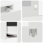 Mesa de Tocador Colgante con Luces LED - Blanca de , Tocadores para dormitorios - Ref: Foro24-865226, Precio: 109,66 €, Descu...