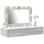 Mesa de Tocador Colgante con Luces LED Gris Sonama de , Tocadores para dormitorios - Ref: Foro24-865240, Precio: 115,57 €, De...