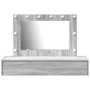 Mesa de Tocador Colgante con Luces LED Gris Sonama de , Tocadores para dormitorios - Ref: Foro24-865240, Precio: 115,57 €, De...