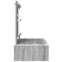 Mesa de Tocador Colgante con Luces LED Gris Sonama de , Tocadores para dormitorios - Ref: Foro24-865240, Precio: 115,57 €, De...