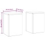 Soportes de Planta Exteriores  Pilar 2 pcs Negro 24x24x35 cm Acero | Foro24.es | Tu tienda online para hogar, jardín y más Foro24.es