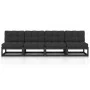 4-Sitzer-Gartensofa mit Kissen aus massivem Kiefernholz von vidaXL, Outdoor-Sofas - Ref: Foro24-3076393, Preis: 398,86 €, Rab...