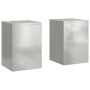 Soportes para Plantas Exterior Pillar 2 pcs 24x24x35 cm Acero Inoxidable de , Soportes para macetas - Ref: Foro24-865810, Pre...