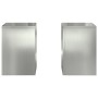 Soportes para Plantas para Exterior Pilar 2 pcs 24x24x35 cm Acero Galvanizado | Foro24.es | Tu tienda online para hogar, jardín y más Foro24.es